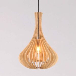 Đèn thả gỗ hình hồ lô trang trí phòng ngủ VN 9590