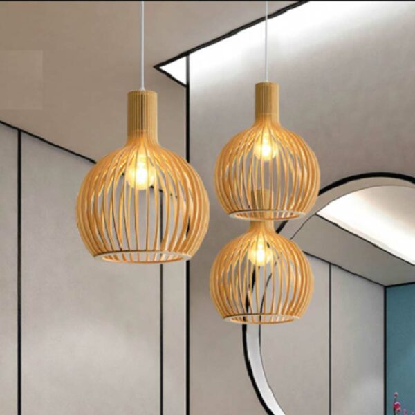 Đèn thả gỗ hiện đại trang trí phòng khách VN 9519/3A