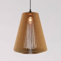 Đèn gỗ thả trần nghệ thuật trang trí khách sạn , nhà hàng VN 2888