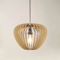 Đèn gỗ thả trần nghệ thuật trang trí thả bàn ăn VN 9004