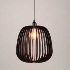 Đèn gỗ thả trần nghê thuật trang trí bàn ăn VN 9529