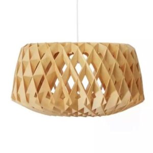 Đèn gỗ thả trần đan chéo trang trí nhà hàng VN 91559