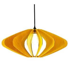 Đèn gỗ thả trần như lồng đèn hiện đại trang trí phòng ngủ DG214