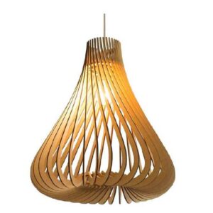 Đèn gỗ thả trần trang trí nhà hàng DG224