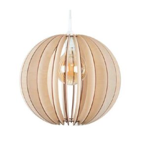 Đèn gỗ thả trần quả cầu cánh lớn DG226