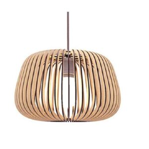Đèn gỗ thả nghệ thuật trang trí ghế sofa nghệ thuật DG232