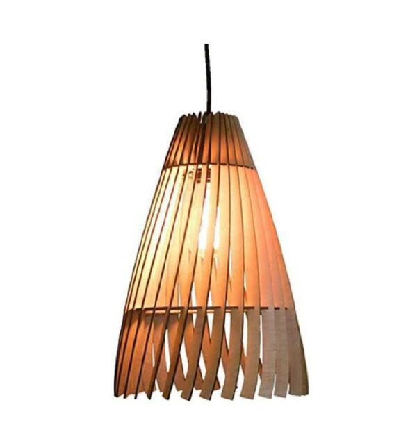 Đèn gỗ thả nghệ thuật trang trí ghế sofa nghệ thuật DG208