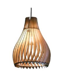 Đèn gỗ thả nghệ thuật trang trí bàn ăn DG209