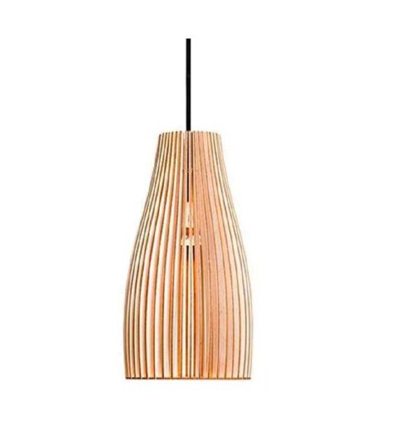 Đèn gỗ thả nghệ thuật trang trí bàn ăn DG210