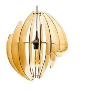 Đèn gỗ thả trần trang trí phòng khách nghệ thuật DG206