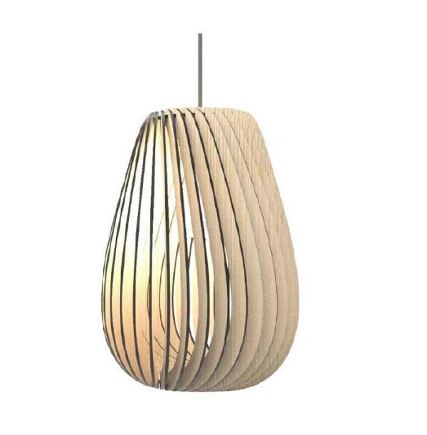 Đèn thả gỗ trang trí phòng ngủ lắp xiên DG236