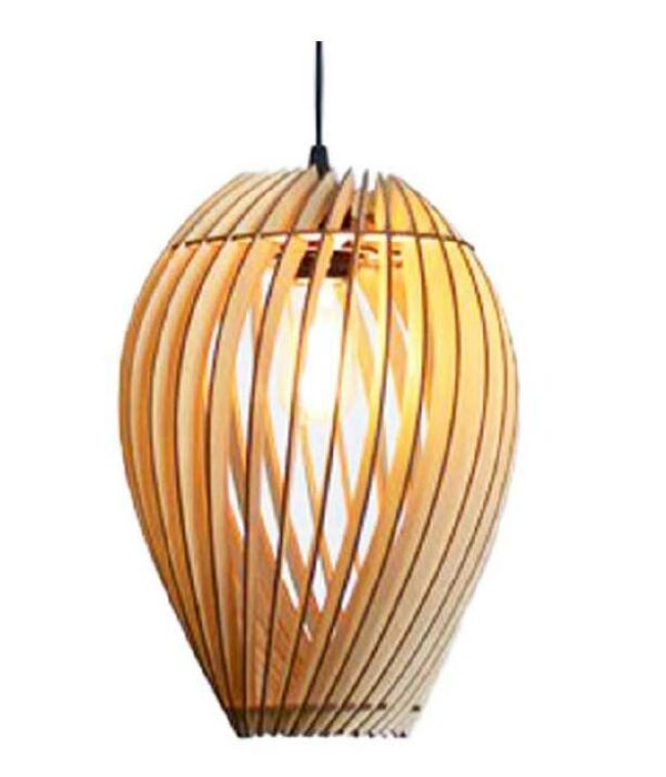 Đèn gỗ thả trần trang trí thư viện, phòng đọc sách DG242