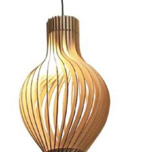 Đèn gỗ thả trần trang trí thư viện, phòng đọc sách DG243