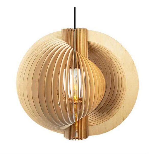 Đèn thả gỗ nghệ thuật trang trí nhà hàng,quán cafe DG266