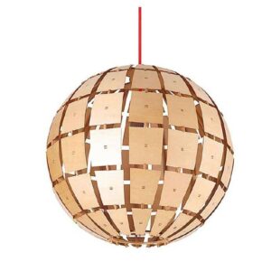 Đèn thả gỗ hình cầu nghệ thuật DG275