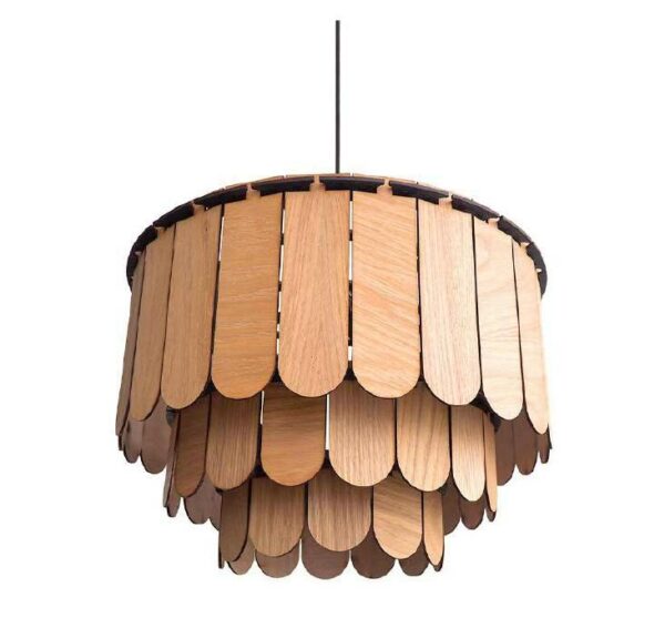 Đèn thả gỗ nghệ thuật trang trí nhà hàng, khách sạn DG279