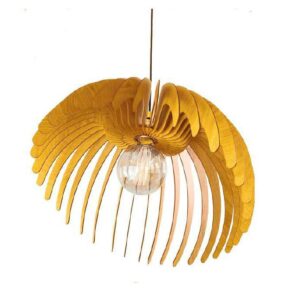 Đèn gỗ kiểu cách thả trần trang trí phòng khách DG286