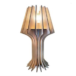Đèn gỗ để bàn hình ngọn đuốc trang trí phòng ngủ DG402