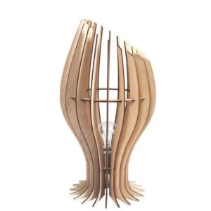 Đèn gỗ để bàn nghệ thuật trang trí phòng ngủ DG403