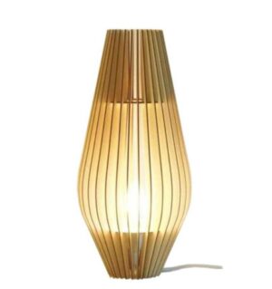 Đèn gỗ để bàn , để sàn hình thoi trang trí phòng nghệ thuật DG406