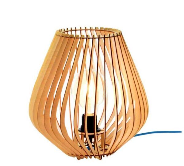 Đèn gỗ để bàn, sàn trang trí phòng khách DG409