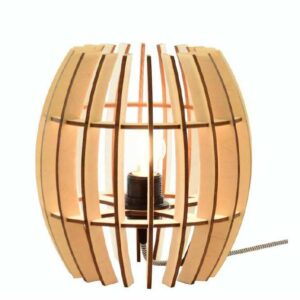 Đèn gỗ để bàn mini trang trí phòng đọc sách DG411