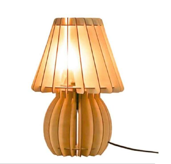 Đèn gỗ để bàn mini trang trí phòng đọc sách DG412