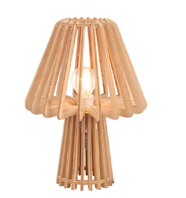 Đèn gỗ để bàn mini trang trí phòng đọc sách DG414