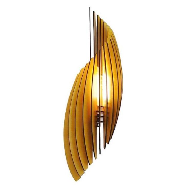 Đèn gỗ treo tường nghệ thuật trang trí DG518