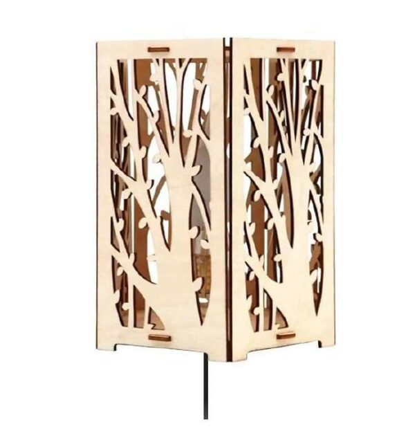 Đèn gỗ treo tường nghệ thuật trang trí DG506