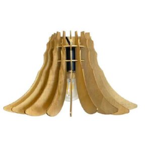 Đèn gỗ treo tường con nhện nghệ thuật trang trí DG508