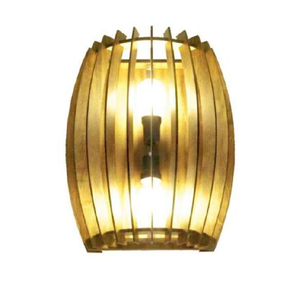 Đèn gỗ treo tường nghệ thuật trang trí DG509