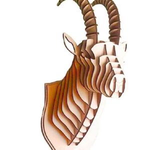 Đèn gỗ treo tường con linh dương nghệ thuật trang trí DT011