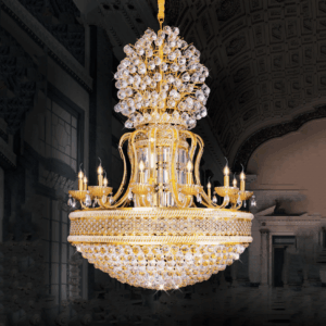 Đèn chùm thông tầng pha lê thiết kế sang trọng CFL 9903