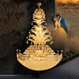 Đèn chùm thông tầng pha lê thiết kế sang trọng CFL 8189