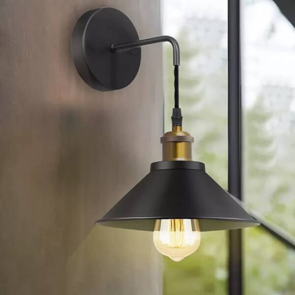 Đèn gắn tường trang trí chao công nghiệp GTCC-01