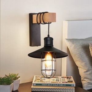 Đèn gắn tường cuốn dây thả chao công nghiệp hiện đại GTCC-08