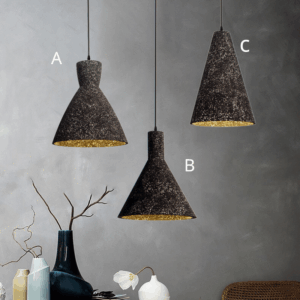 Đèn thả đá mài Composite BEBE-D