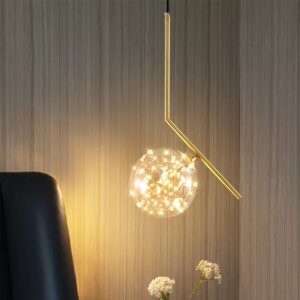 Đèn thả thuỷ tinh trang trí phòng ngủ hiện đại T 1080