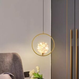 Đèn thả thuỷ tinh trang trí phòng ngủ hiện đại T 1083
