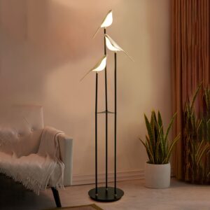 Đèn cây đứng chim vành khuyên hiện đại ĐB-9008/3
