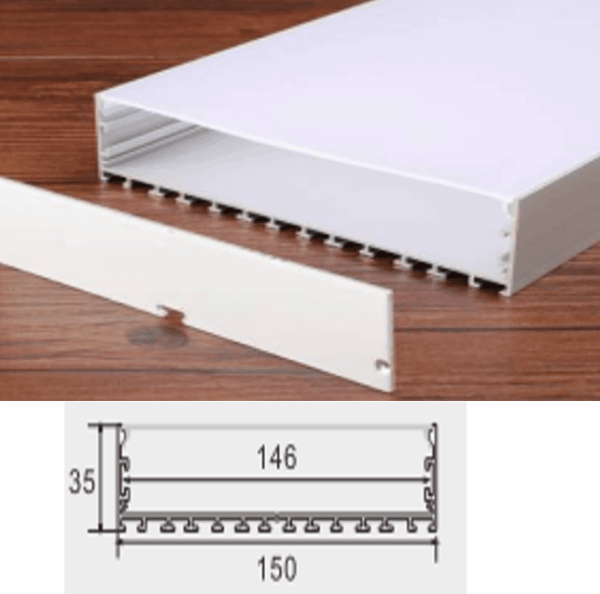 LED thanh nhôm lắp nổi 150x35 MD-TN15035M