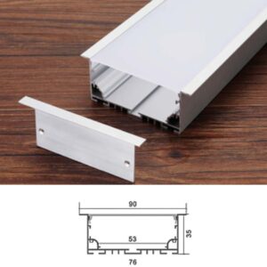 LED thanh nhôm lắp âm 90x35 ATN 7635 AJ