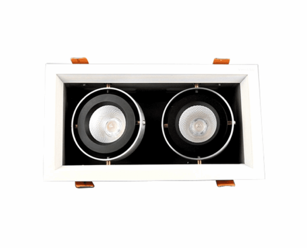 Đèn Spotlight âm trần mẫu H hộp VinaLed hiện đại 18W-40W DL-HW2