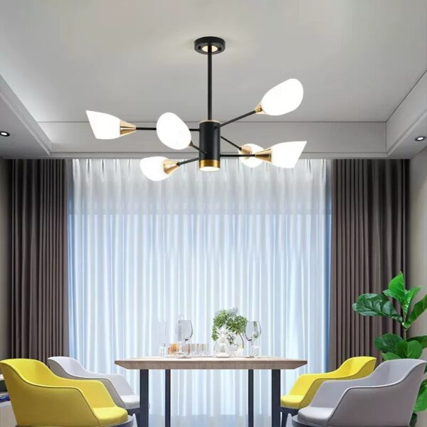 Đèn chùm thả thuỷ tinh trang trí hiện đại THCN-289