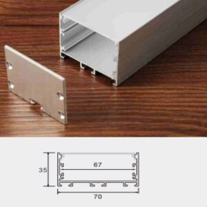 LED thanh nhôm lắp nổi 70x35 MD-NTN 7035