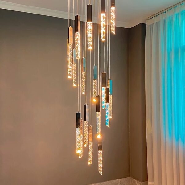Đèn chùm thả pha lê trang trí hiện đại TH - 8288