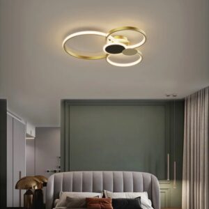 Đèn ốp trần mica hiện đại trang trí phòng khách, căn hộ MO-991-23