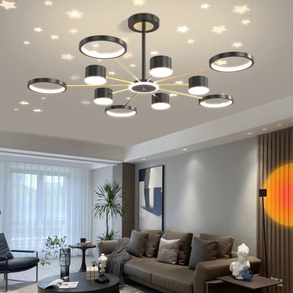 Đèn chùm thả hiện đại trang trí bàn ăn, phòng khách TH - 8238