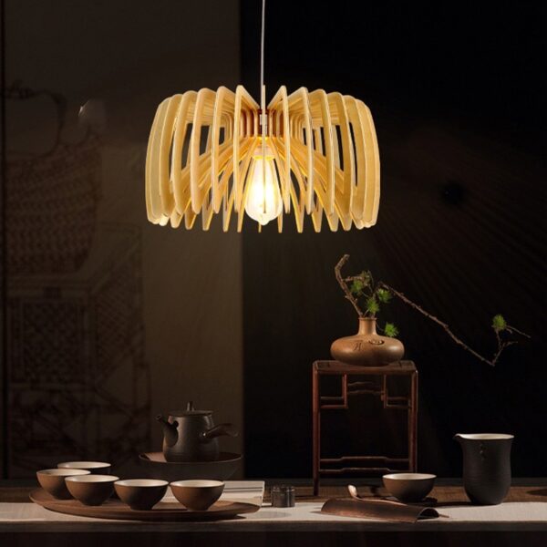 Đèn thả gỗ phong cách hiện đại, độc đáo DAG-06